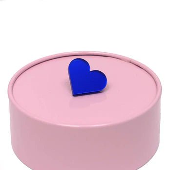 Pin hartje blauw